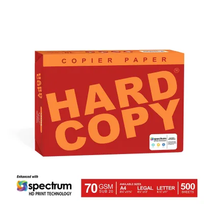 Hard Copy Paper Sub. 20 70gsm