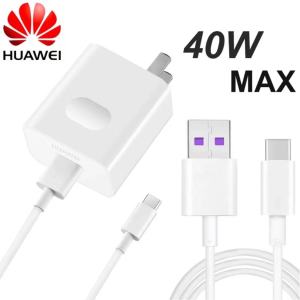 Original 40W Quick Fast Charger Honor Super Charge 10V/4A Adapter 5A Type C USB Cable for Hua wei P30 P40 Pro Mate 20 30 Pro Nova 5 6 7 Pro Nova 7i Magic 2 Nova 5 5T Honor 10