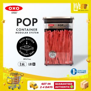OXO Steel® POP Container Stainless Steel Rectangle Medium 2.6L