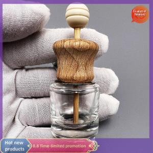 Graceful Air Freshener Car Perfume Clip Essential Oil Diffuser Vent Empty Glass Bottle Decoration Aromatherapy Glass Bottle