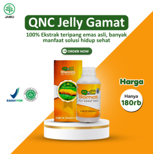 QnC Jelly Gamat Emas 300ml - Suplemen Kesehatan Premium Ekstrak Teripang