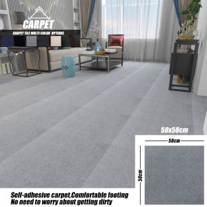 30x30cm/50x50cm Carpet Tiles floor mat vinyl tiles self adhesive carpet vinyl floor tiles carpet for bed room Home Décor carpet floor mats