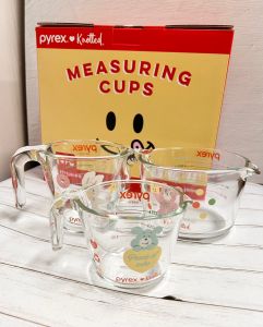 [PYREX x Knotted] Measuring Cup 3p Set/Shipping from KOREA