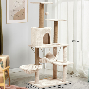 Cat Tree  House Cat Condo Bed Scratcher House Cat Tower Hammock Cat Climbing Cat Tree House 猫爬架