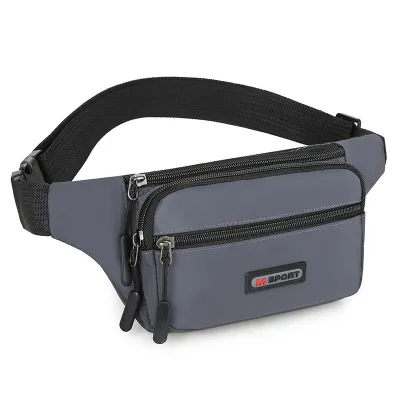 Large Capacity Waist Bag for Men Women Waterproof Chest Bag Sports Cross-body Bag Wallet Bag