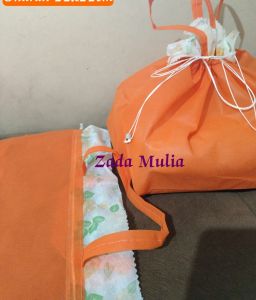 Tas Serut Spunbond tebal sedang ukuran 20x20x25 cm 12pcs # goodie bag Tasyakuran pesta berkat cantik