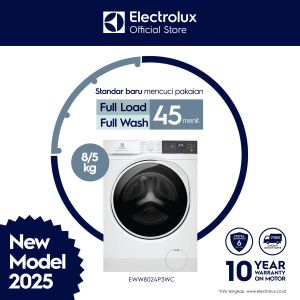 Electrolux Mesin Cuci Front loading EWW8024P3WC / EWW 8024P3 WC / EWW8024 P3WC