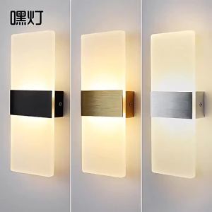 SXH led Background Wall Wall Lamp Hotel Living Room Entrance Hallway Lamp Modern Simple Acrylic Wall Lamp