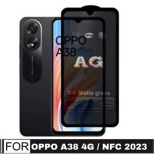 TEMPERED GLASS AG MATTE / KACA HITAM / ANTI MINYAK FOR OPPO A18 2023 / OPPO A98 4G / OPPO A98 5G 2023 / OPPO A38 4G / OPPO A38 4G NFC 2023 / OPPO A58 4G / OPPO A78 4G / OPPO A78 5G / OPPO A17