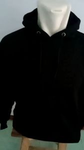 Hoodie Hitam Oblong Ukuran L: Desain Casual & Nyaman