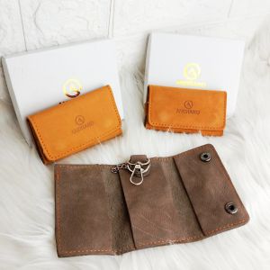 Dompet Kunci Stnk Mobil Motor Kulit sapi Dompet Kulit sapi Premium Lipat 3