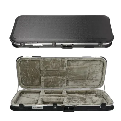 GHOSTFIRE Hard-Shell Electric Guitar Flight Hard Case Super thick ABS Molded Case fit ST/TL with Safety Lock