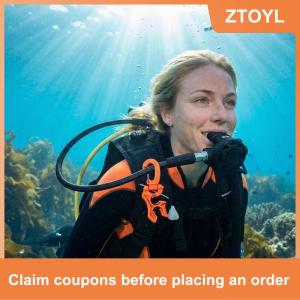 【ZTOYL】 Bcd Hose người lưu giữ Clip lặn đôi chủ An toàn nhanh chóng tập tin đính kèm thiết kế mạnh mẽ cho đại dương thăm dò 2 cái
