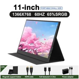 Rantoper 14inch Dual screens portable monitor Shot screen 2.5k/4k/16inch 2k144hz game monitor suitable for laptopPS4/PS5/Switch/ IOS/ Android/macbook/15.6inch Dual screens 178°/IPS/121%RGB/HDR Full HD 【3 Years Warranty】
