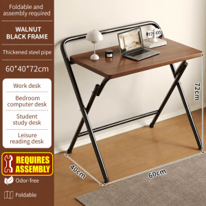 Foldable Writing Desk Computer Desk Student Table Simple Bedroom Study Small Desk Adjustable Laptop Table Meja Computer