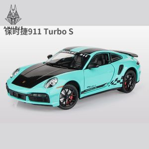 Mô Hình Xe Ôtô Kim Loại 1/24 Siêu Xe PORSCHE 911 TURBO S Dùng Để Trưng Bày Bàn Làm Việc Làm Đồ Chơi Trẻ Em