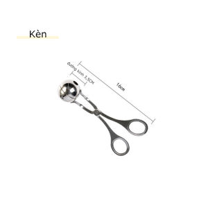 Muỗng kẹp làm thịt viên hình tròn kích thước nhỏ và lớn sáng tạo--Galit625