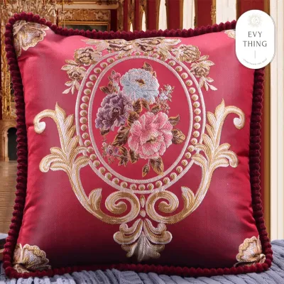 EvyThing Sarung bantal Sofa Mewah kualitas PREMIUM IMPOR 48x48CM