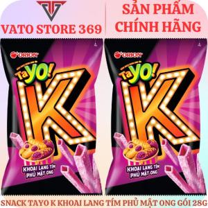 Bánh snack TAYO K khoai lang tím phủ mật ong gói 28g