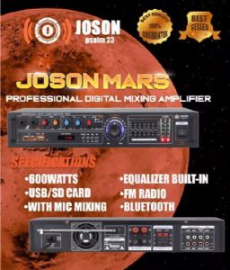 Top Sale JOSON MARS/MARS PRO PROFESSIONAL POWER AMPLIFIER --600WX2/1000WX2 For Videoke