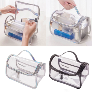 Travel Makeup Bag Large Capacity PVC Cosmetic Bag for Women Multifunctional Storage Organizer Portable Toiletry Cases