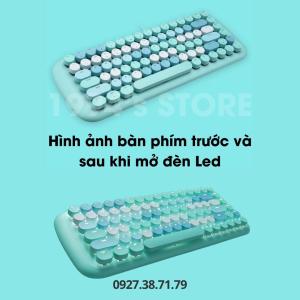FREESHIP Bàn phím cơ cao cấp MoFii Candy M - Bàn phím cơ dùng cho văn phòng chơi game - Đèn LED nhiều hiệu ứng - Gõ êm