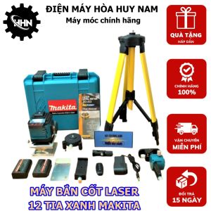 Máy bắn cốt laser máy cân bằng laser 12 tia xanh  tia màu xanh lá cây 3D tự cân bằng ngang dọc laser cấp độ mạnh mẽ máy cân mực laser 12 tia xanh - HÀNG CHÍNH HÃNG - BẢO HÀNH TOÀN QUỐC