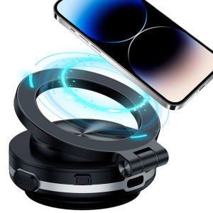 Cell Phone Holder Magnetic Car Mount 360 Rotation Cell Phone Car Mount Suction Cup for iPhone Smartphone