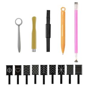 14pcs/set 3D Cat Eye Magnet Tool Multi Line Strip Nail Magnet Wand For Magic Cat Eye Gel