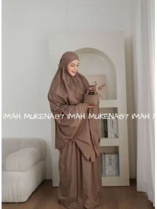 (free sajadah) MUKENA DEWASA MINI TRAVEL 2IN1 PARASUT KOREA PREMIUM CANTIK MUKENAH TRAVELLING SIMPLE