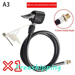 baoxue 70 80 120CM Bike Air Pump Extension Tube Pump Bicycle Hose Air Pump Connector Bike Air Pump Tire Inflator Nozzles Accessories