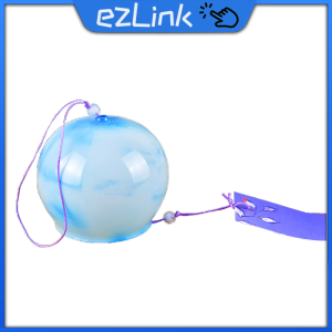 1Pcs Glass Japanese Style Wind Chimes Handmade Sakura Glass Wind Bells For Birthday Gift