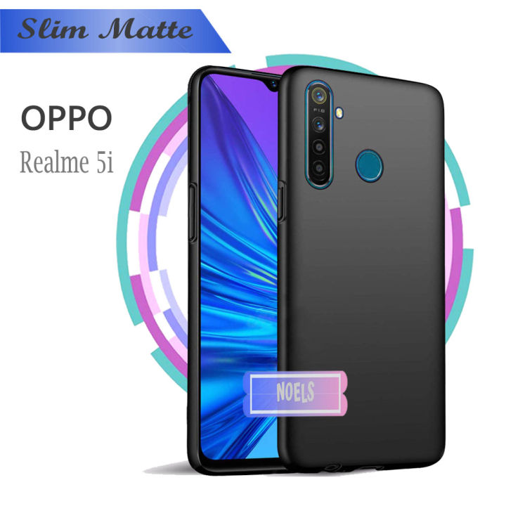 Smartphone Realme 5i Price Cover Case Slim Black Matte Oppo Realme - Main Image