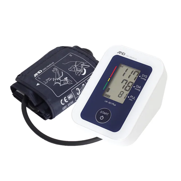 Máy đo huyết áp bắp tay tự động AND UA-651 Plus Cảnh báo huyết áp cao, nhịp tim không đều