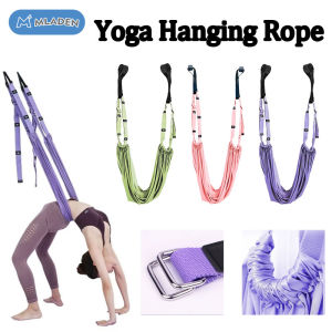 MLADEN Aerial Yoga Hammock Adjustable Door Strap Polyester Sling for Inversion Stretching Dance Fitness Home Training Workout