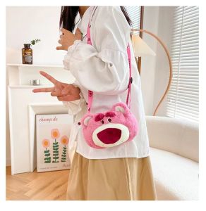 Túi đeo chéo ASANRIO HOUSE hình Gấu Dâu LOTSO ToyStory Disney đáng yêu