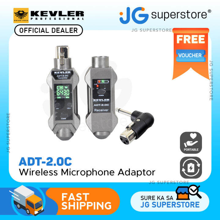 KEVLER ADT 2.0C Portable Wireless Rechargeable Microphone Adaptor