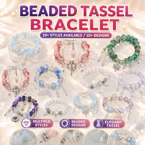 Gelang Tangan Mutiara Tassel Beaded Bracelet Fashion Jewelry Aksesori Wanita Elegant Wrist Chain Cute Design