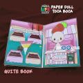 quiet book toca boca / paper doll toka boka / menggunting dan menempel. 