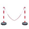 PVC Safety Plastic Chain Red/White Chain (6mm*25m) For Road Safety. 