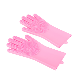 ถุงมือ ล้างจาน ทําความสะอาด ถุงมือซิลิโคน นุ่มสบาย ทนทานและทนต่อการสึกหรอ มีความยืดหยุ่นสูง อาบน้ำ