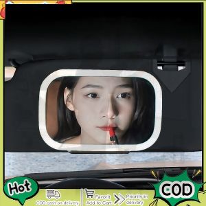Touchscreen LED Car Sun Visor Mirror – 3 Lighting Modes Rechargeable Anti-Glare Portable for Makeup