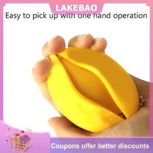 【LAKEBAO】 Nhỏ Hình Bầu Dục Đồng Xu Ví Mini Bông Tai Nhẫn Hộp Lưu Trữ Với Chuỗi Rắn Màu PVC Thời Trang Túi Xách Tay Mặt Dây Chuyền