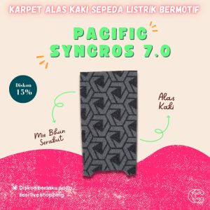 Karpet Sepeda Listrik Pacific Syncros 7.0 Black Series - Mie Bihun Serabut - Bermotif