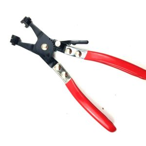 DOUBLEL Separate Installer Professional Auto Removal Tools Clamp Puller Removal Clip Fuel Coolant Clip Remover Flat Band Ring Clamp Plier Car Clip Plier Hose Clamp Pliers Hose Pipe Clips