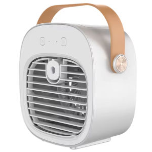 Portable Mini Air Cooler USB Charging 4000mAh Air Conditioner Fan Humidifier Desktop Water Cooling Fan for Home Office