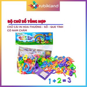 [Sato] Bộ Chữ Và Số Nam Châm Tổng Hợp Sato96 93 Chi Tiết Đồ Chơi Giáo Dục Trẻ Em Học Toán Văn Chữ Số Cho Bé Tư Duy