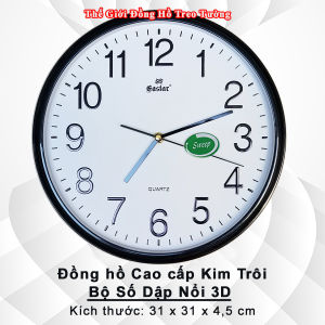Đồng hồ Treo Tường KIM TRÔI EASTAR Cao cấp - Máy NHẬT- Bảo hành 2 năm - Tặng Pin Maxell