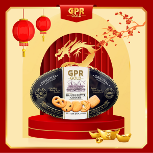 GPR Gold Premium Biskut Mentega Tulen 100% 340g Butter Cookies Tanpa Marjerin Tanpa Bahan Pengawet