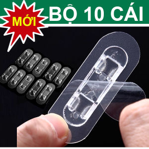 Combo 10 Kẹp Giữ Dây Điện Gọn GàngMóc Dán Cố Định Dây Điện Loại Lớn